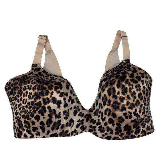 Soma Animal Print Wireless Natalie Bra Women's Plus Size 38D - Picture 1 of 5